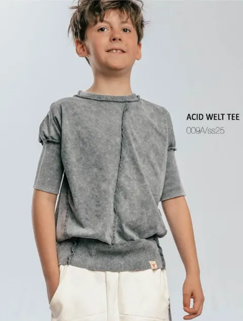 Koszulka 009A ACID WELT TEE light gray