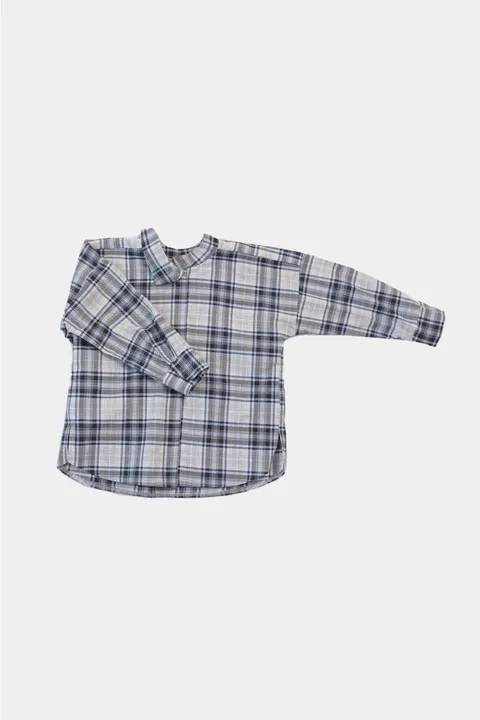 Koszula 420 CHECKED SHIRT gray/blue
