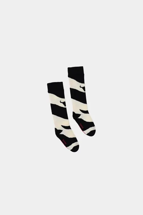 Skarpetki długie 602 WAVE SOCKS black / ecru