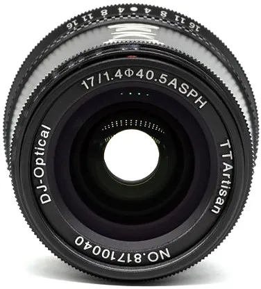 Obiektyw TTArtisan 17 mm f1.4 APS-C for FUJI FX mount
