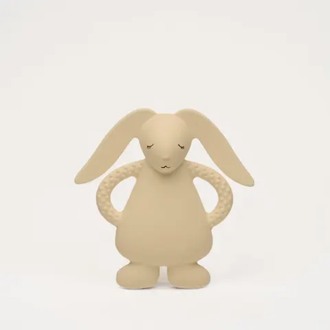 Gryzak z Naturalnego Kauczuku SAND królik 0 m+ MOONIE