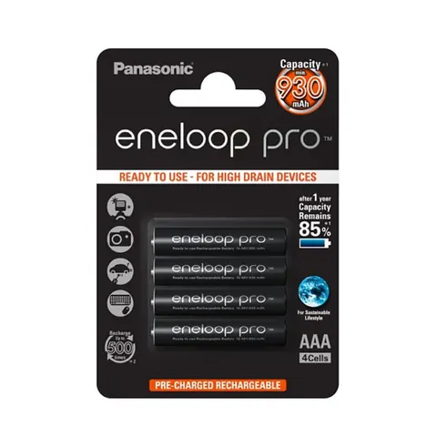 PANASONIC ENELOOP PRO R6/AAA 930 mAh – 4 szt