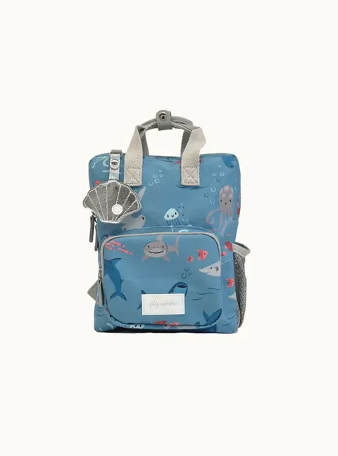 Mini plecak z regulowanymi uchwytami Niebieski Play and Store PAS-005-004