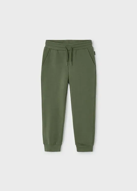 Sportowe spodnie basic dziecięce unisex Oliwkowe Mayoral 15-00725-056
