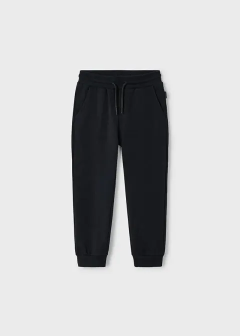 Sportowe spodnie basic dziecięce unisex Czarne Mayoral 15-00725-057