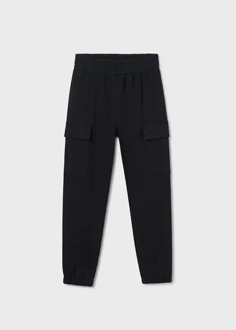 Spodnie cargo Jogger dla dziewczynki Czarne Mayoral 15-07578-091