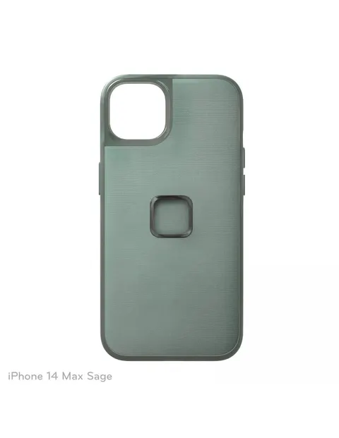Etui na telefon Peak Design Mobile Etui Everyday Case Fabric iPhone 14 Plus | szarozielony