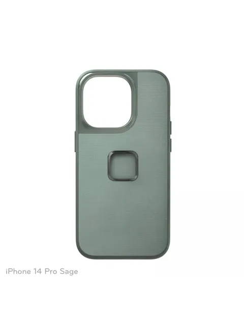 Etui na telefon Peak Design Mobile Etui Everyday Case Fabric iPhone 14 Pro | szarozielony
