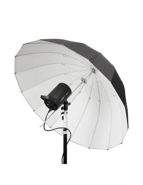 Parasol głęboki GlareOne Orb 135 biały 135 cm + dyfuzor