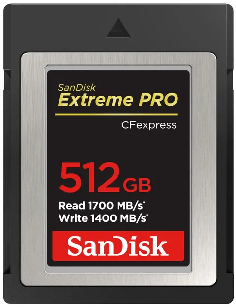 Sandisk CFexpress 512GB - Extreme Pro 1700/1400 MB/s Type B