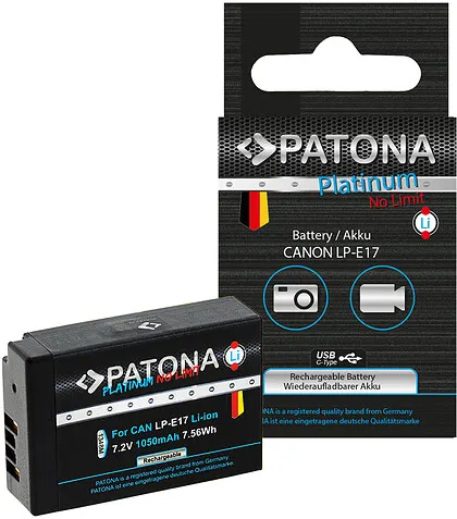 Akumulator Patona Platinum | Canon LP-E17 Wyprzedaż!