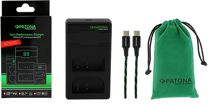 Ładowarka Patona Premium do Fuji NP-W235 z kablem USB-C Twin Performance PD Wyprzedaż!