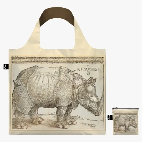 Eko Torba podręczna ALBRECHT DUERER Rhinocerus LOQI Q_AD.RH