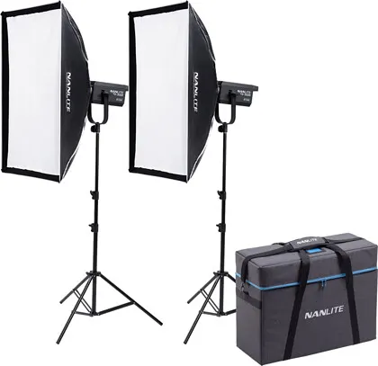 Zestaw studyjny Nanlite FS-300B Bi-Color 2 light kit with stand