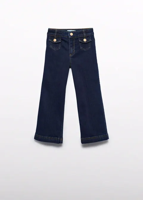 Spodnie denim dla dziewczynki Granatowe Abel & Lula 15-05722-005