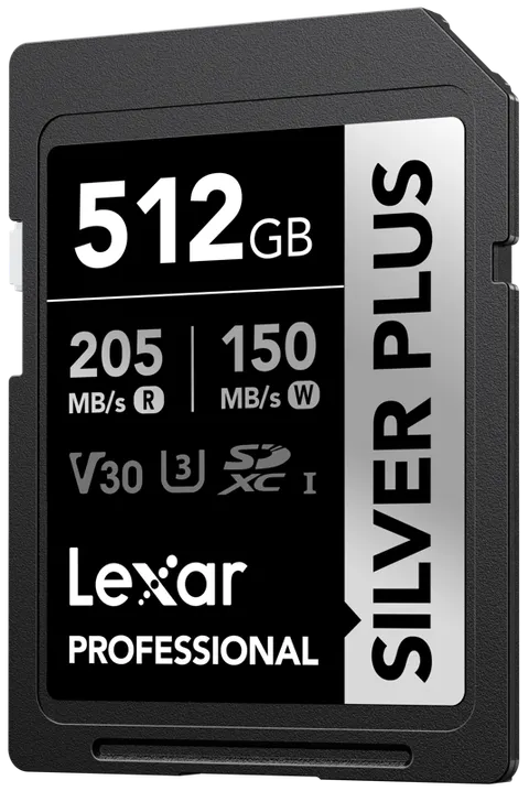 Karta pamięci Lexar SDXC Silver Plus 512GB (R205/W150)