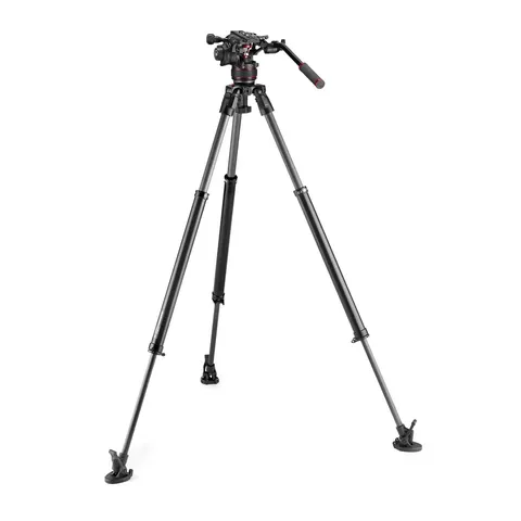 Statyw Manfrotto 635 Carbon Fast Single + Głowica Nitrotech 608