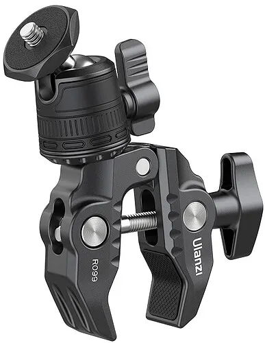 Uchwyt Ulanzi R099 Clamp z głowicą kulową