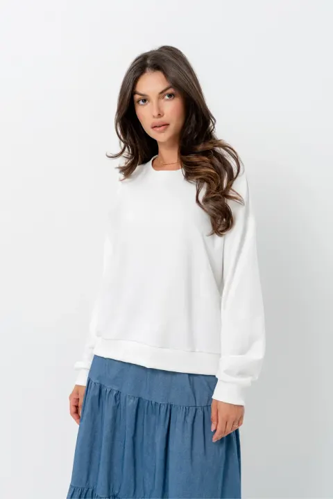 Bluza damska CREAM DREAM śmietankowa Bopoco