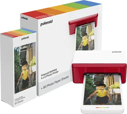 Drukarka Polaroid Hi-print 4x6 E-box | biała