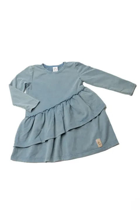 Sukienka CROSS ice blue Sprana Niebieska TUSS
