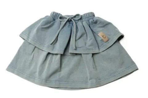 Spódniczka FRILLY ice blue Sprana Niebieska TUSS