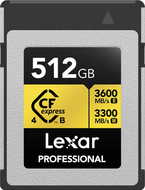 Karta pamięci Lexar CFexpress 4.0 Pro Gold R3600/W3300 512 GB
