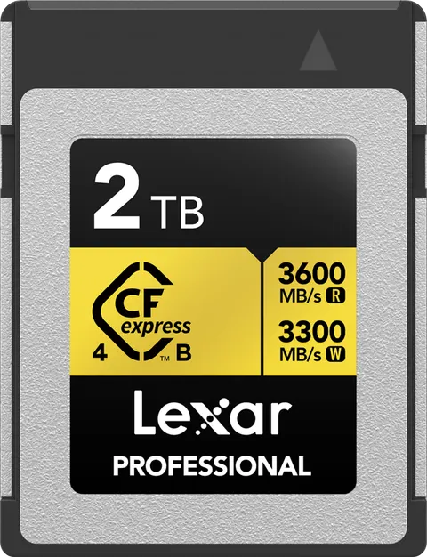 Karta pamięci Lexar CFexpress 4.0 Pro Gold R3600/W3300 2TB