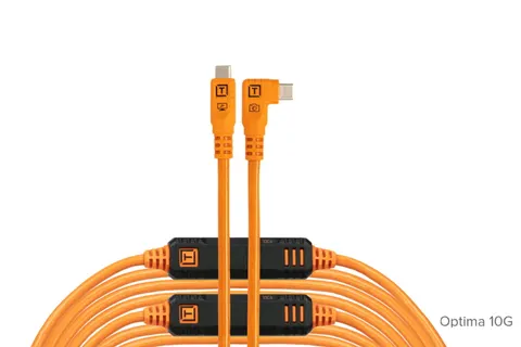 Kabel do tetheringu Tether Tools Pro Optima 10G USB-C/USB-C prosty/łamany 4,6m