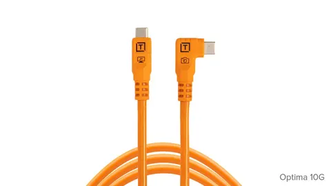 Kabel do tetheringu Tether Tools Pro Optima 10G USB-C/USB-C prosty/łamany 3m