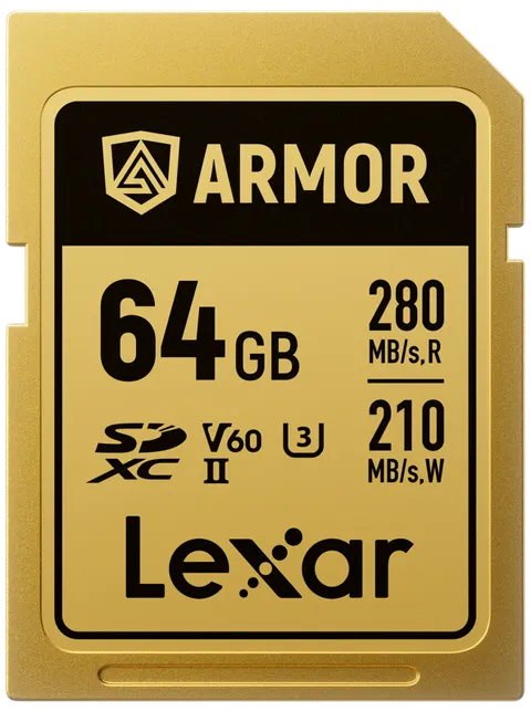 Karta pamięci Lexar SDXC ARMOR Gold 64GB (R280/W210)