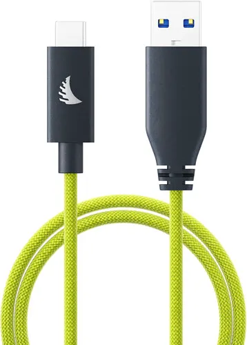 Kabel Angelbird USB-A to C 3.2 Solid Flex Cable Lime 32 cm