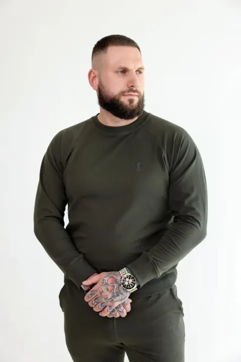 Bluza męska CLASSIC Tuss&Sons Oliwkowa Khaki TUSS MEN'S WEAR