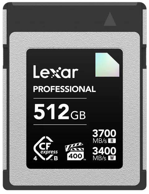 Karta pamięci Lexar CFexpress 4.0 Type B Pro Diamond VPG400 R3700/W3400 512GB