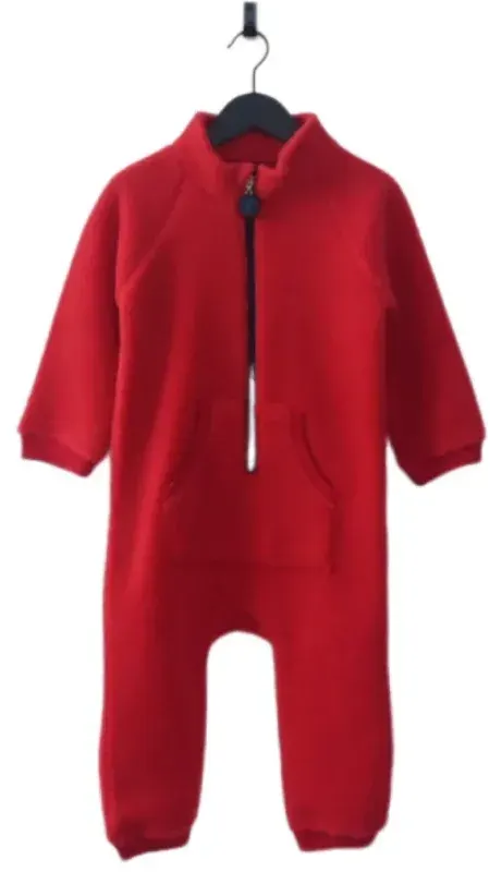 Kombinezon polarowy jednoczęściowy RED / DARK BLUE