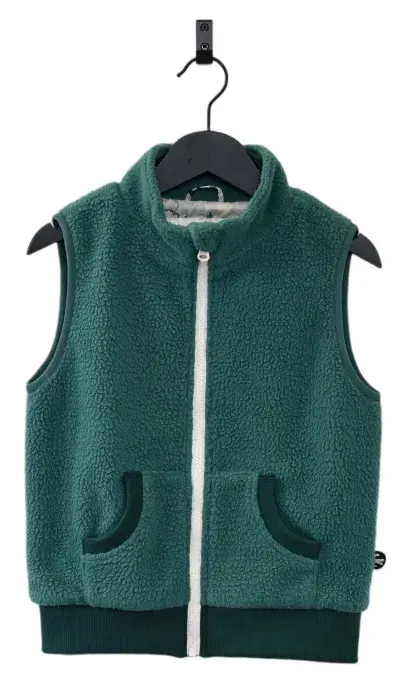 Kamizelka polarowa DARK GREEN ocieplacz z polaru