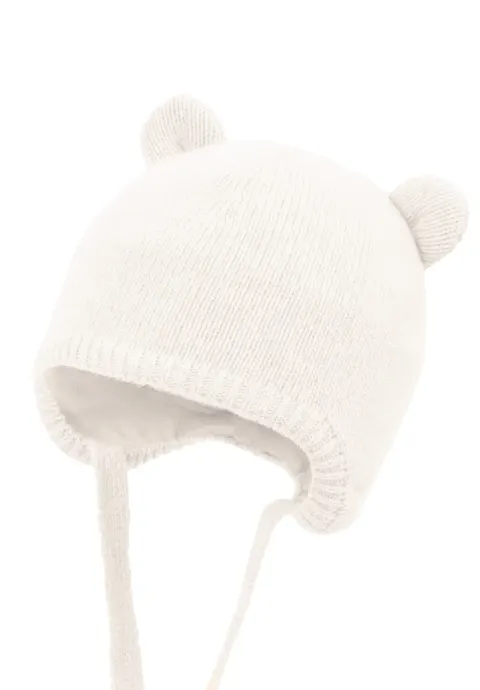 Czapka z wełną niemowlęca EFRAN ekri Jamiks JZI032