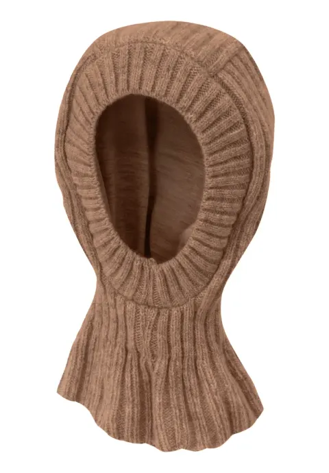 Czapka kominiarka dziecięca Merino GRIFFIN karmelowa Jamiks JZI263