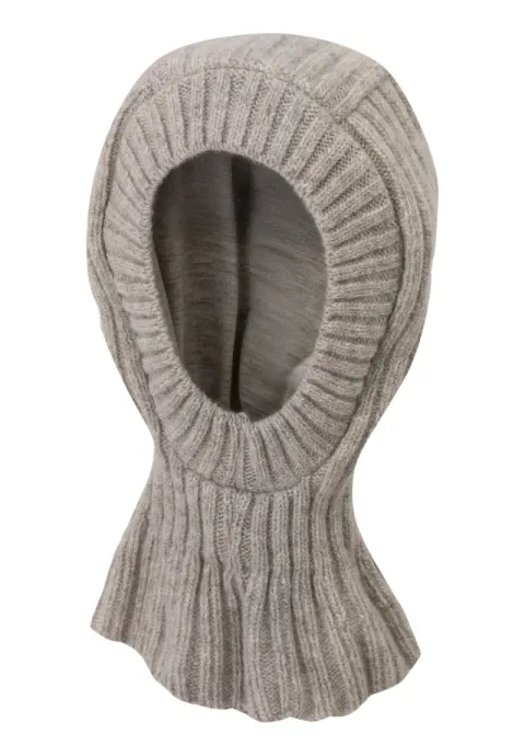 Czapka kominiarka dziecięca Merino GRIFFIN popielata Jamiks JZI263