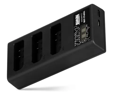 Ładowarka trzykanałowa Newell CD-USB-C do akumulatorów Nikon EN-EL14