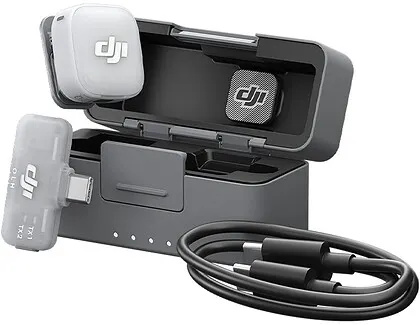 System mikrofonów bezprzewodowych DJI Mic Mini 2 (1 TX + 1 Mobile RX + etui ładujące)