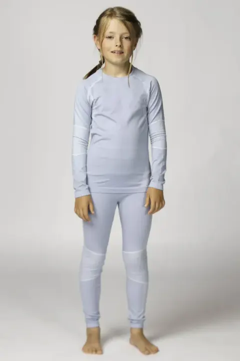 Bielizna termoaktywna LIGHT BLUE komplet Base layer set Ducksday