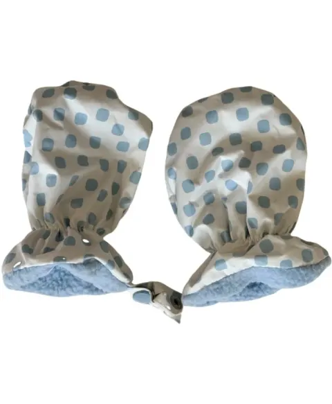 Rękawiczki niemowlęce zimowe ocieplane LIGHT BLUE Baby Mittens Ducksday
