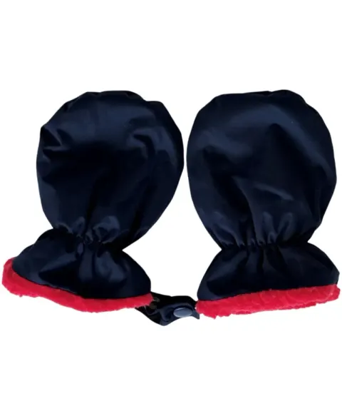 Rękawiczki niemowlęce zimowe ocieplane DARK BLUE Baby Mittens Ducksday
