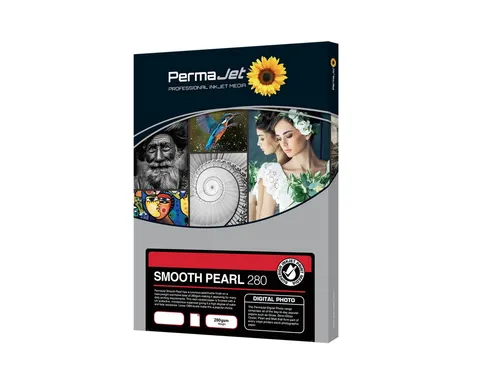 Papier fotograficzny PermaJet Smooth Pearl 280 g/m2 7"x5" | 100 arkuszy