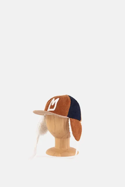 Czapka BROWN PLUTO HAT Minikid BROWN/NAVY