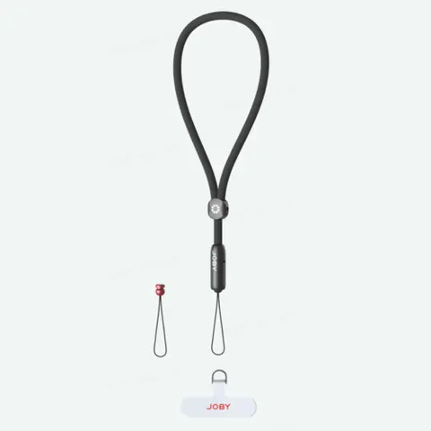 Pasek na nadgarstek Joby CarryLine Phone | Czarny