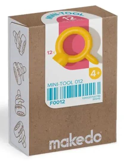 Zestaw 12 szt. mini narzędzi Makedo 4 lata+ FF0012