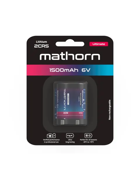 Bateria litowo-manganowa Mathorn Ultimate 2CR5 1500 mAh LiMnO2 6V