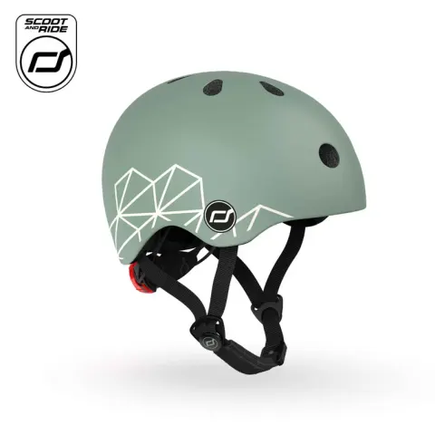 Kask XXS-S dla dzieci 1-5 lat Green Lines / Scootandride